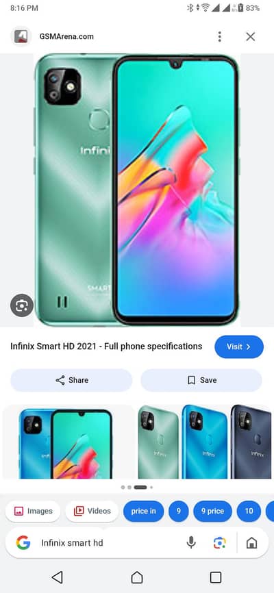 Infinix Smart hd