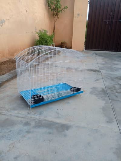 parrot cage.
