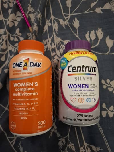 Original one a day tablets and centrum brand new never open each price