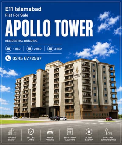 E11/4 APOLLO TOWER 2 Bed Room Open Margalla Facing Executive Size