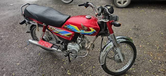 Honda CD 70 Model 21 Islamabad number