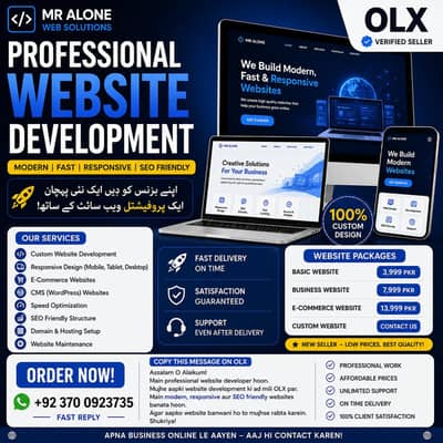 Professional Website Developer | Affordable Prices