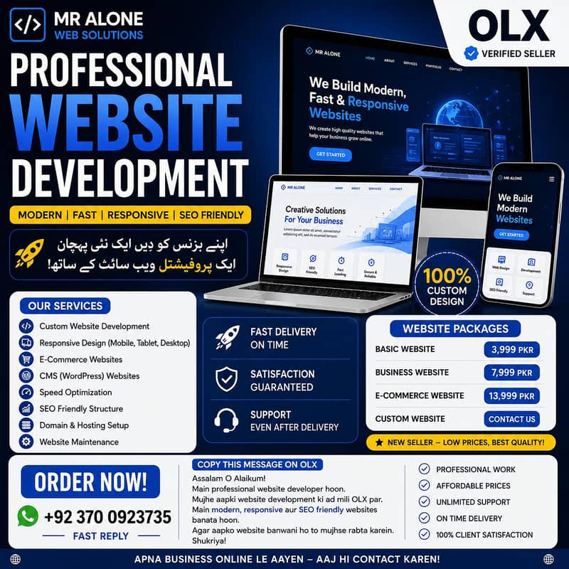 Professional Website Developer | Affordable Prices 0