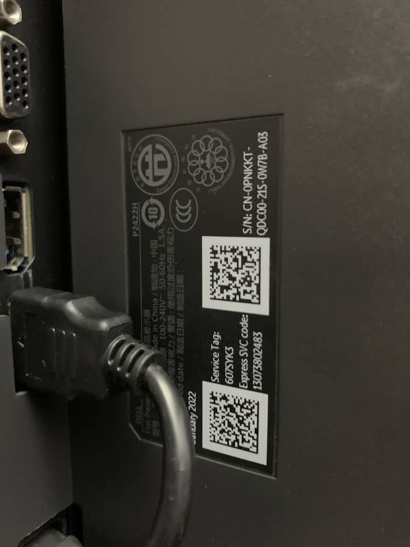 DELL 25” Borderless IPS 5