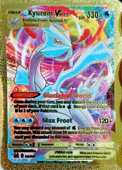 golden pokemon card
