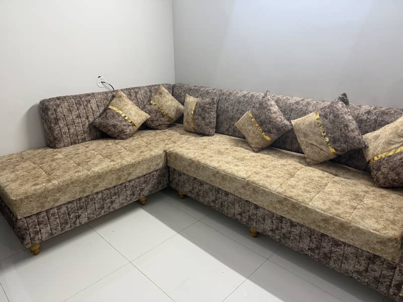 L shape sofa 1