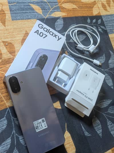 Samsung Mobile A07 5G|4/128| only 2 months used
