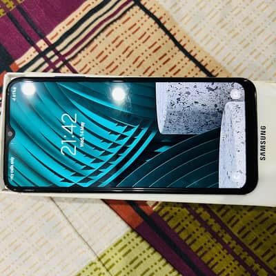 Samsung Mobile A03s box charger sath