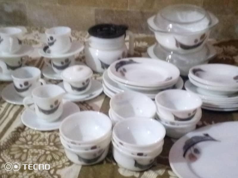 marble dinner set 1