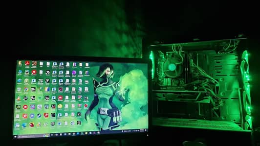 Gaming PC + Monitor + Chair | i5-9400F