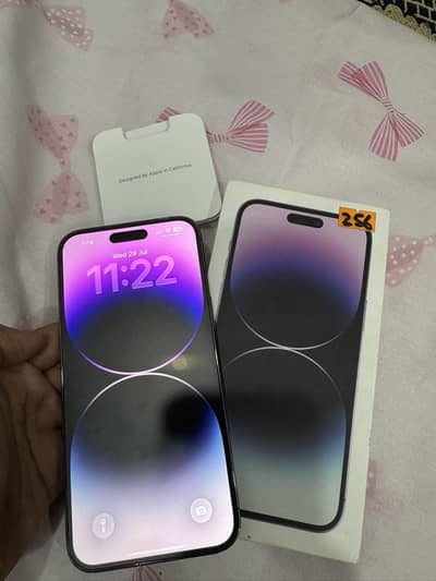 I PHONE 14 PRO MAX PTA APPROVED 256GB