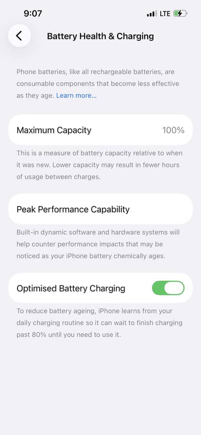 PTA approve iPhone 13 with 100 battery health 6 months warranty