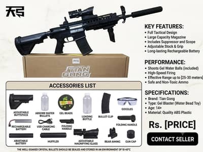 M4S Electric Gel Blaster Gun