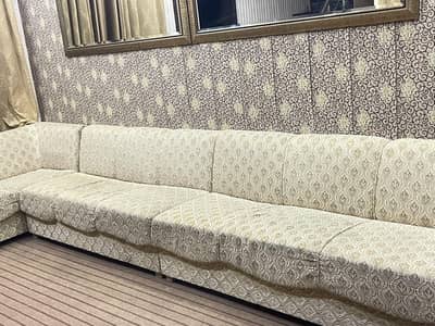 9 seater L shape sofa
