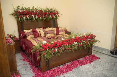 bridal bed sheet