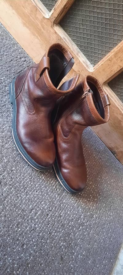 leather boots