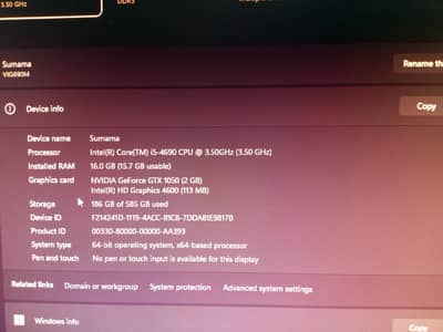 Gaming/Office PC – i5-4690, 16GB RAM, GTX 1050 2GB