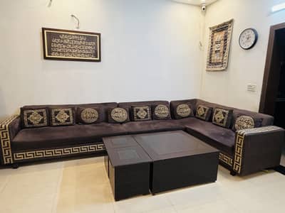 9 seater l shape sofa for sale with extra sofa