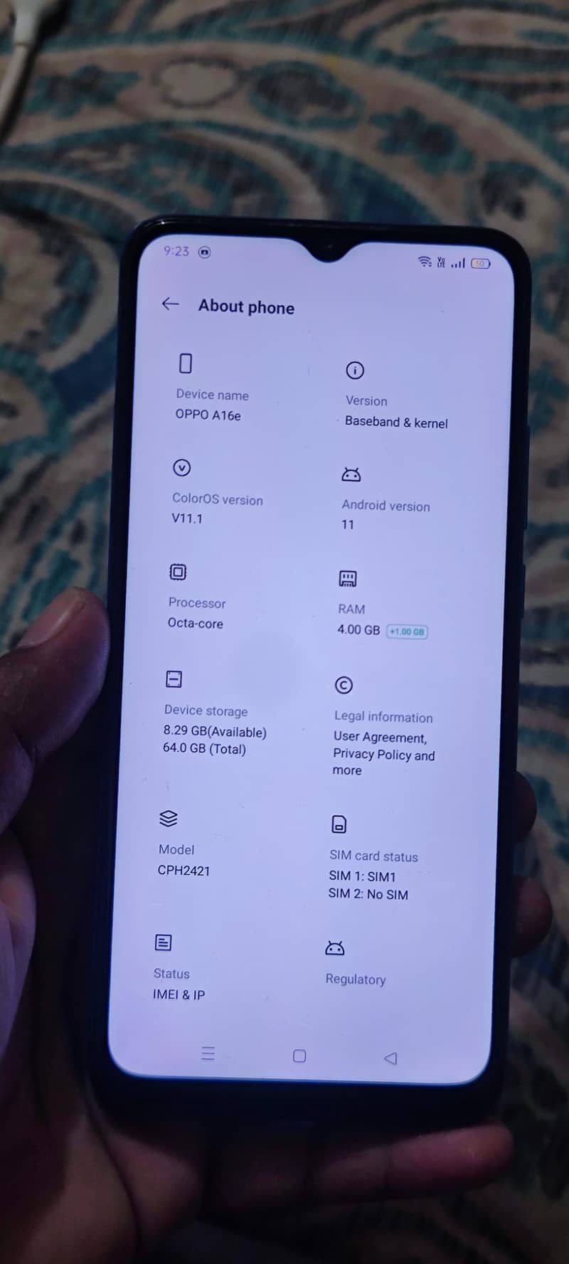 OPPO A16e 4