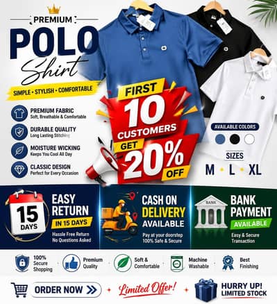 premium men china polo shirt
