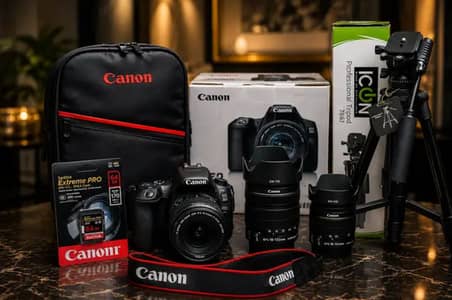Canon EOS 200D II + ICON Tripod