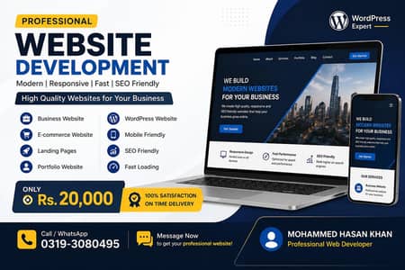 professional wordpress website development | only just 20k