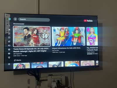 43 inch andriod  LCD LED 2 month used box and invoice available