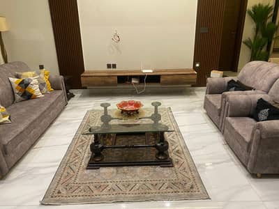 Coffee centre Table with side tables  with Glass Top