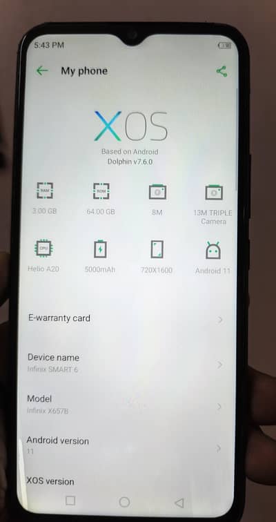 4 sale mobile phone infinix