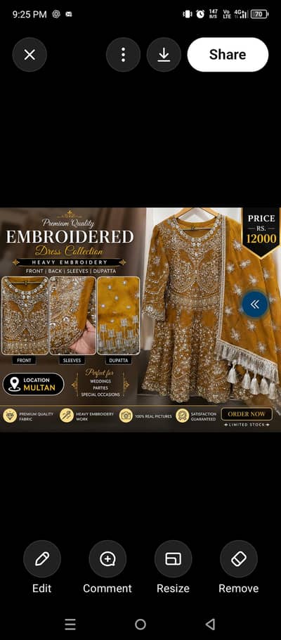 3pc party wear