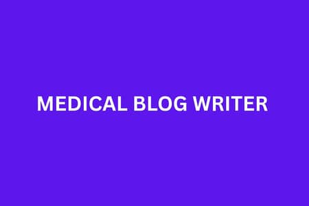 Medical & Health Content Writer - SEO Blogs
