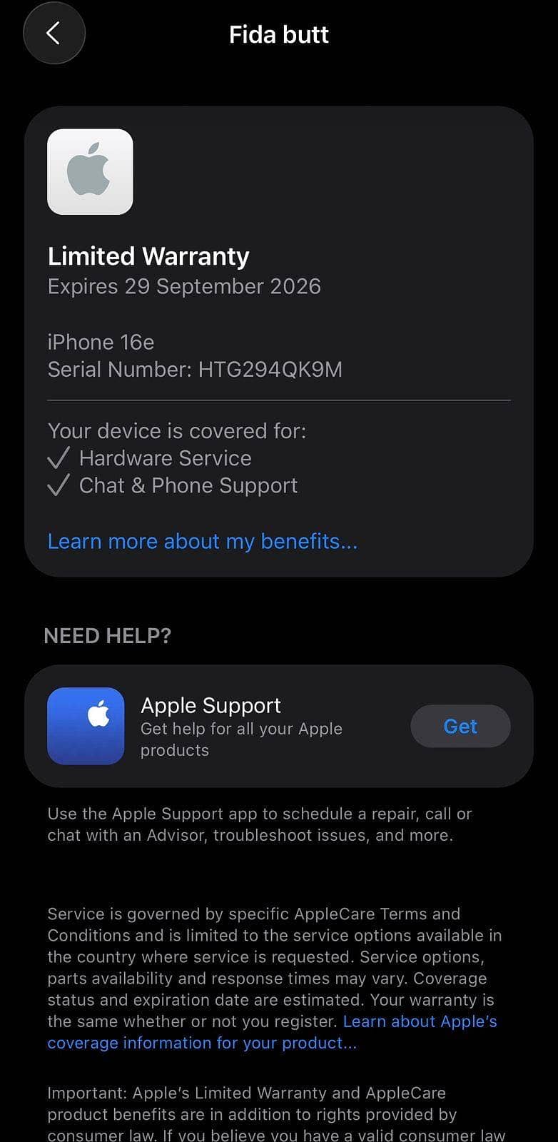 Apple iPhone 16e 6