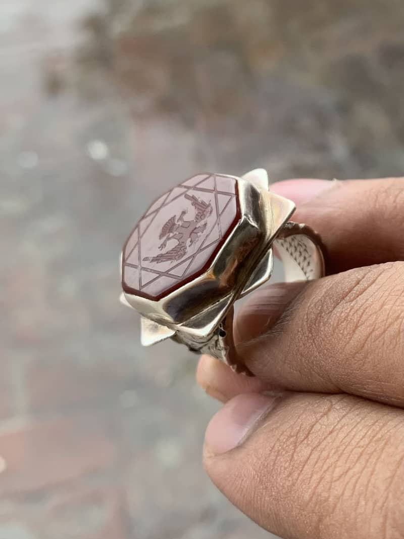 Real Usman Ghazi Silver Ring 2