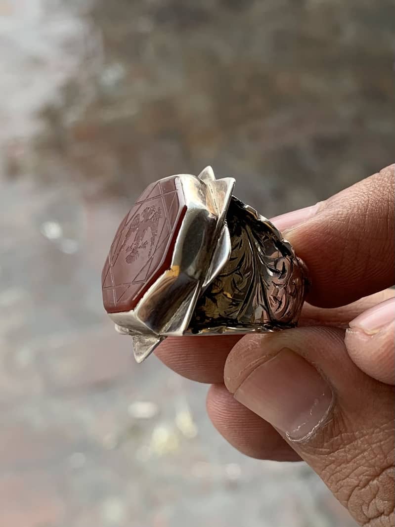 Real Usman Ghazi Silver Ring 3