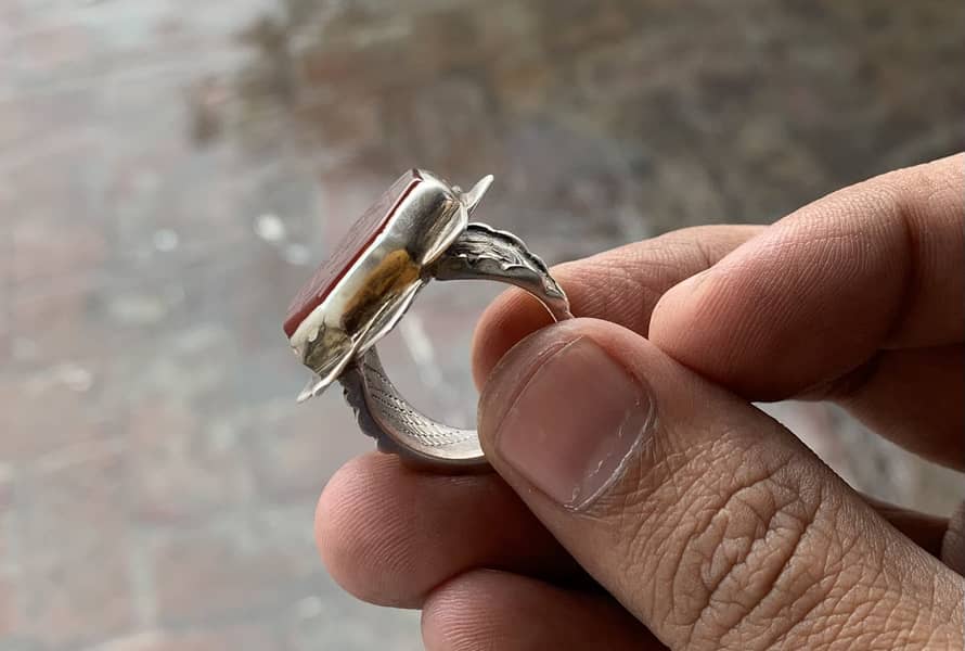 Real Usman Ghazi Silver Ring 4