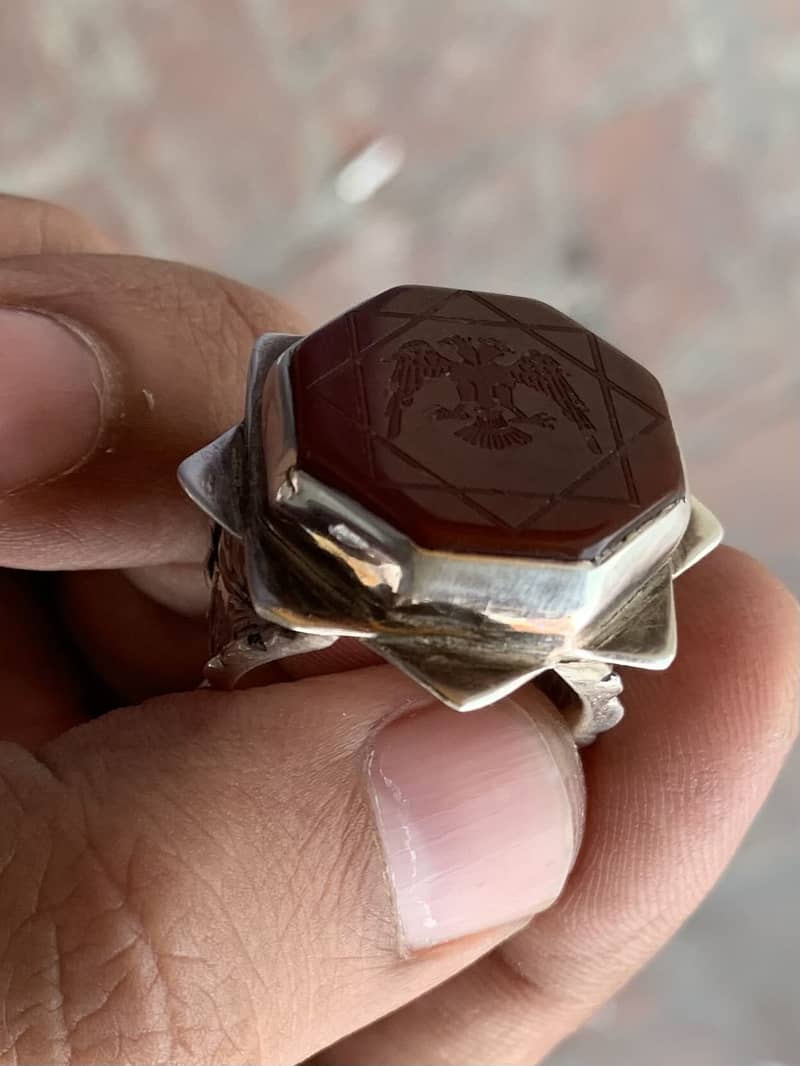 Real Usman Ghazi Silver Ring 6