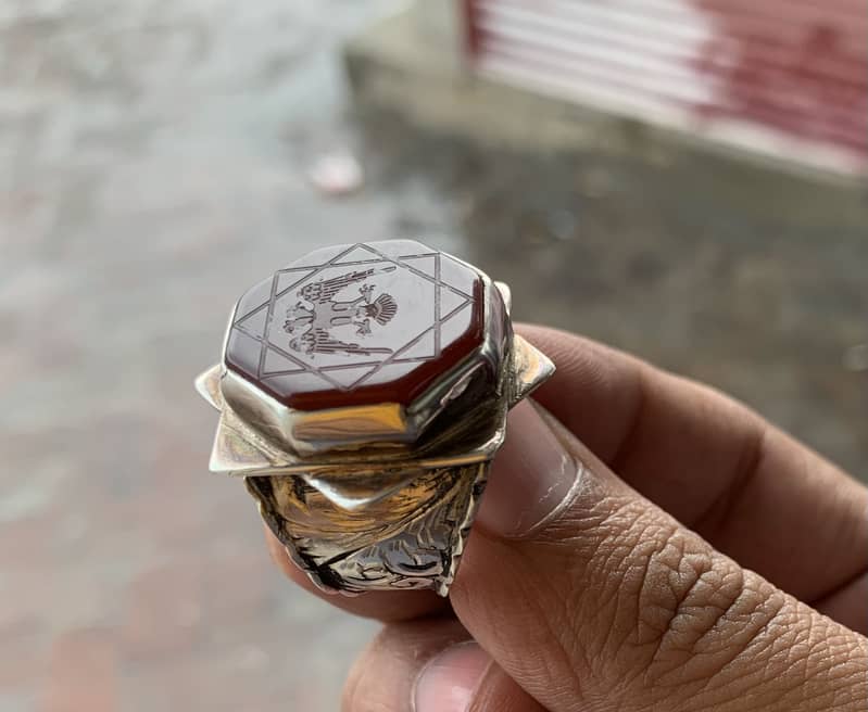 Real Usman Ghazi Silver Ring 7