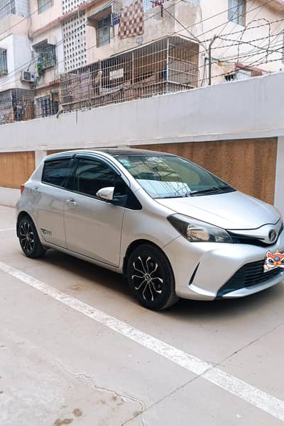 Toyota Vitz 2015 / 2018 Silver Original & Fully Loaded