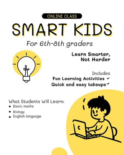 Tutoring for 6th-8th graders