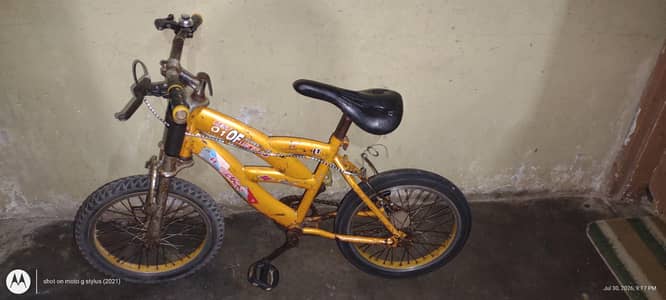 Chinese-style BMX/freestyle double-frame kid's bicycle