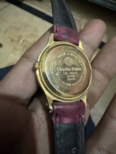 Charles delon gold plated