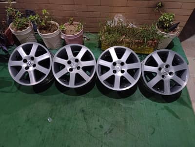 Genuine Honda Alloy Rims 15 Inch/4 Nuts