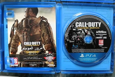 PS4 Games - Call of duty advanced warfare & Black Ops 4