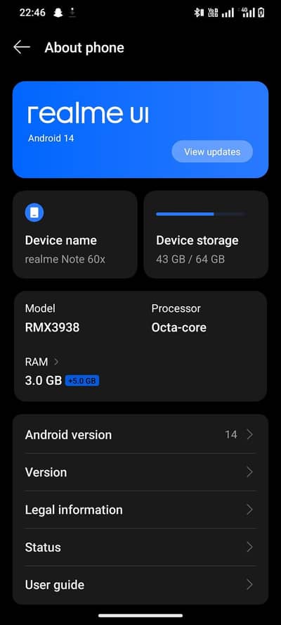 Realme Note 60x