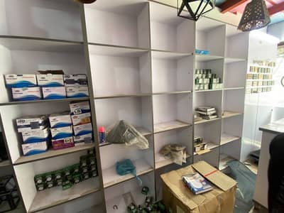 Shelves and racks