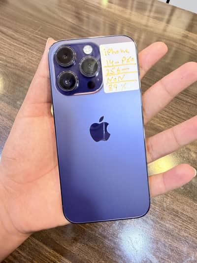 Apple iPhone 14 Pro Max Non pta 256gb BH 85% Physical + E-sim