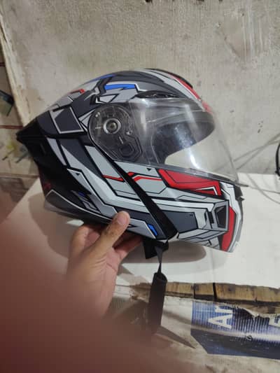 iron racing helmet with Bluetooth