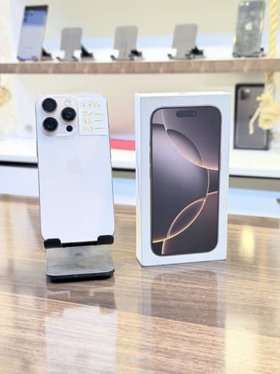 Apple iPhone 16 Pro jv 128gb BH 92% Desert Titanium