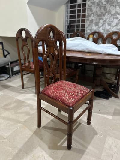 solid wood dining table