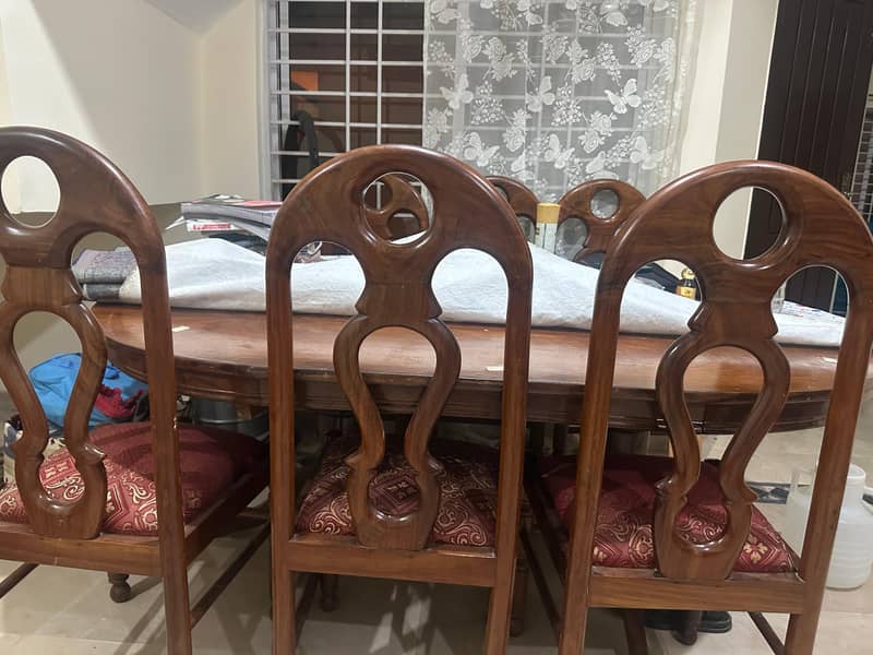 solid wood dining table 2